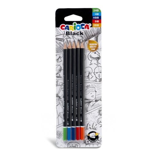 Carioca grafitceruza szett  5db-os (HB, B, 2B, H, 2H)