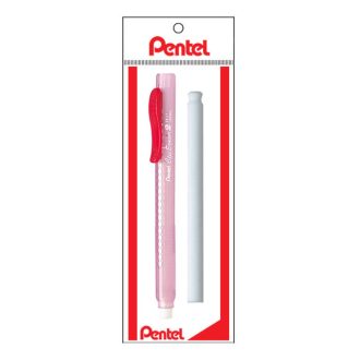 Pentel tolóbetétes radír szett piros