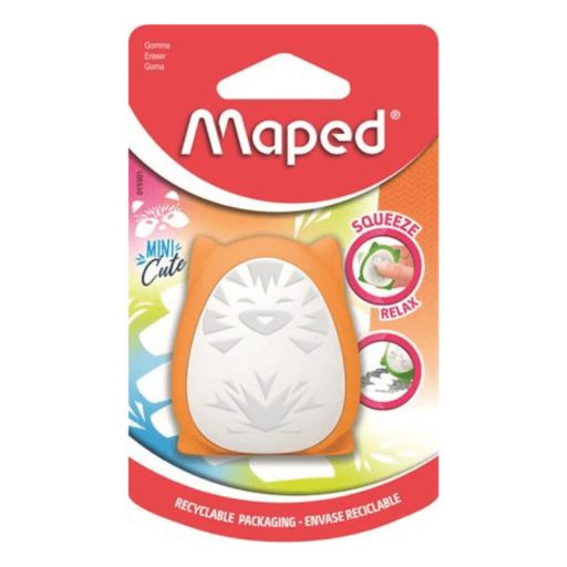 Maped stresszoldó radír Mini Cute - Narancssárga