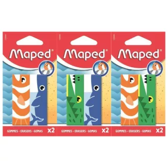 Maped radír 2db állatos vegyes minták
