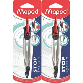   Maped körző Stop System rögzíthető lábakkal vegyes színek
