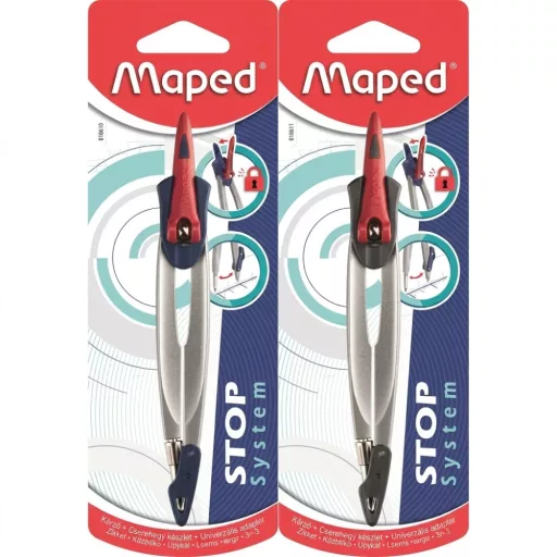 Maped körző Stop System rögzíthető lábakkal vegyes színek