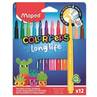   Maped filctoll készlet 12db 3,7mm kimosható Color'Peps Long Life