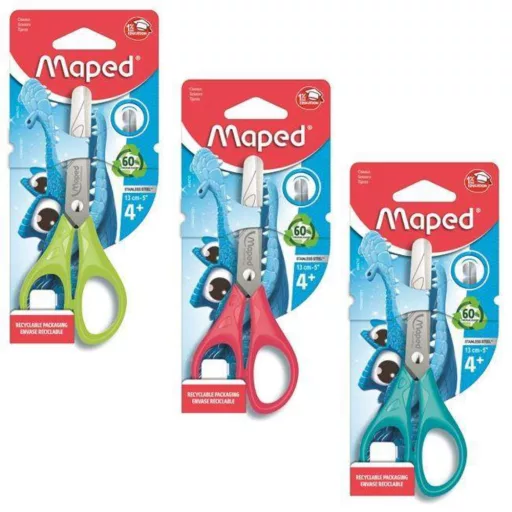 Maped olló iskolai 13 cm Essentials Pulse többféle