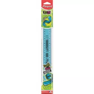   Maped vonalzó műanyag törhetetlen 30cm Twist'n Flex - kék