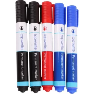 Topwrite filctoll alkoholos 3 színű 5 darab