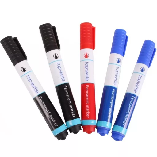 Topwrite filctoll alkoholos 3 színű 5 darab