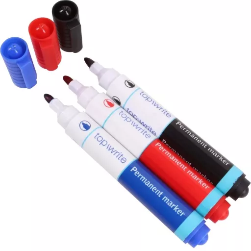 Topwrite filctoll alkoholos 3 színű 5 darab