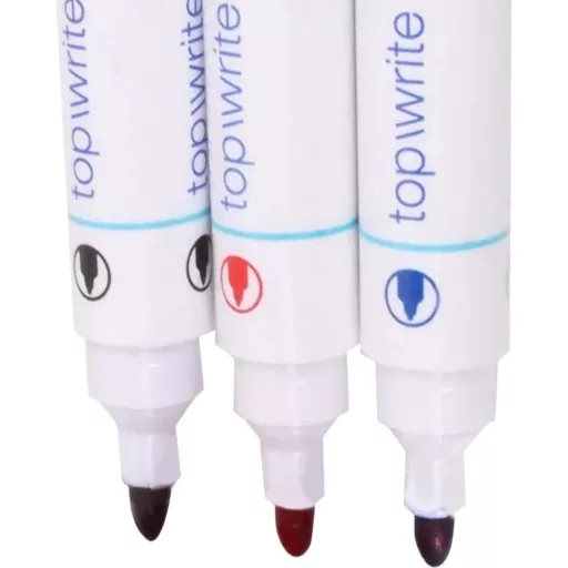 Topwrite filctoll alkoholos 3 színű 5 darab