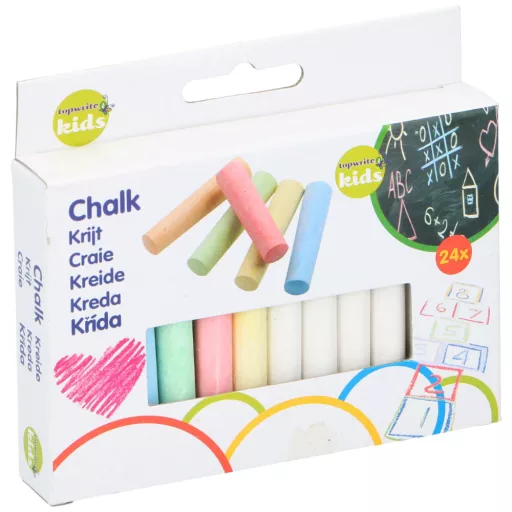 Topwrite kréta 24db 8cm színes