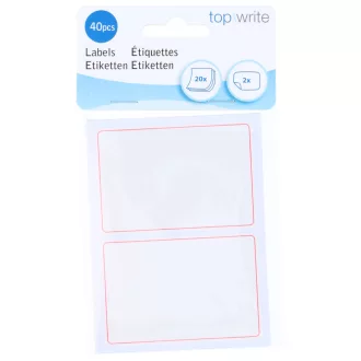 Topwrite öntapadó etikett címke 20x2db