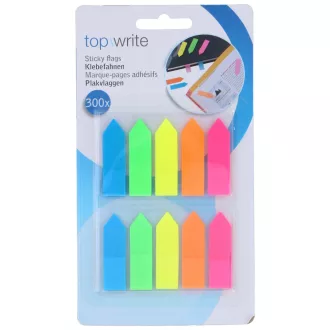 Topwrite öntapadó jelölőcímke 300 lap 4x1cm