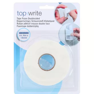 Topwrite kétoldalú ragasztószalag 4mx18mm
