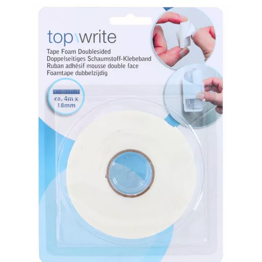 Topwrite kétoldalú ragasztószalag 4mx18mm
