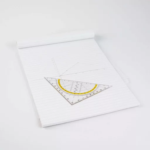 Topwrite vonalzó 14cm háromszög szögmérős