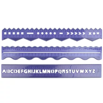 Topwrite vonalzó szett 30cm 3db