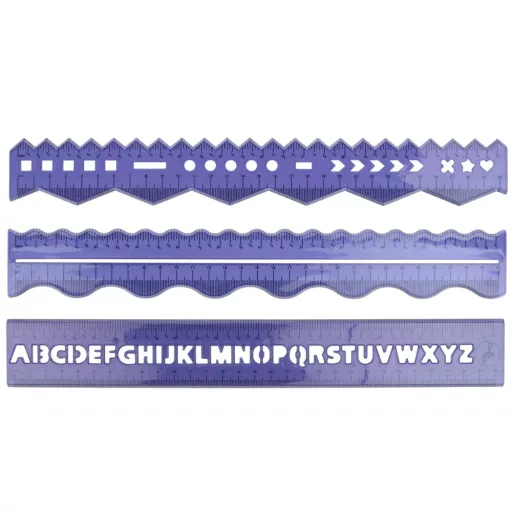 Topwrite vonalzó szett 30cm 3db