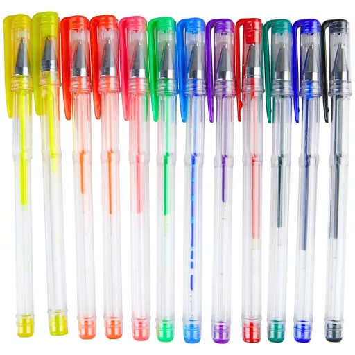 Topwrite zselés toll 12db színes - neon
