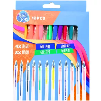 Topwrite zselés toll 12db - neon