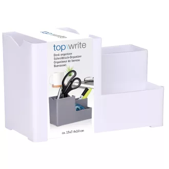 Topwrite asztali rendező 15x7x10cm - Fehér