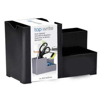 Topwrite asztali rendező 15x7x10cm - Fekete