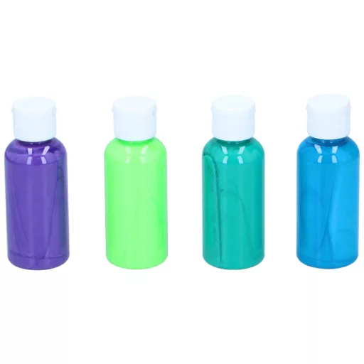 Artico akrilfesték 4x80ml neon - Hideg árnyalatok