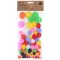 Craft pom-pom 100db 4 féle méret