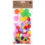 Craft pom-pom 100db 4 féle méret