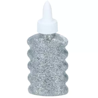 Craft ragasztó 80ml csillámos - Ezüst