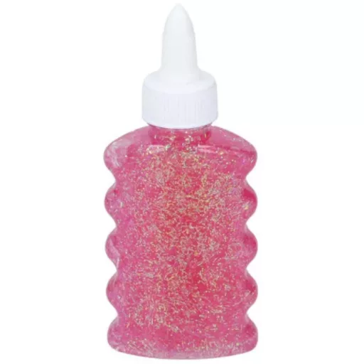 Craft ragasztó 80ml csillámos - Rózsaszín