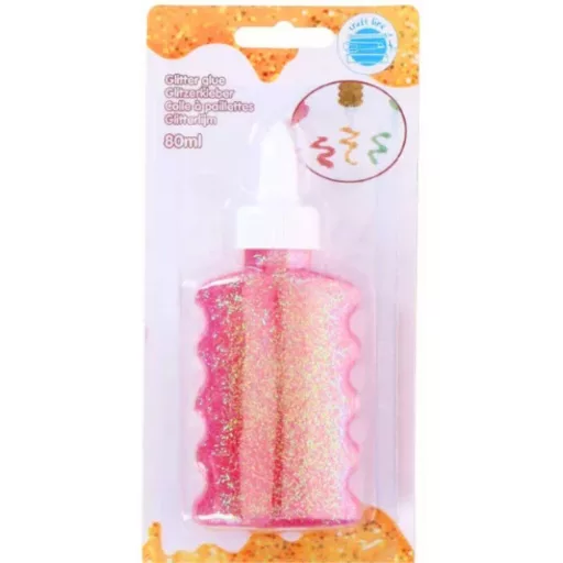 Craft ragasztó 80ml csillámos - Rózsaszín