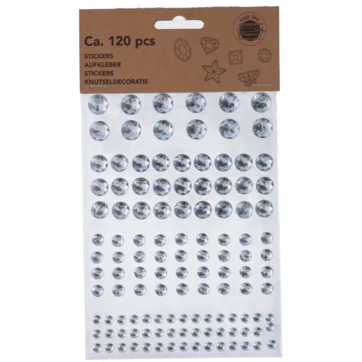 Craft öntapadósmatrica szett gyémánt 120db - Kör alakú