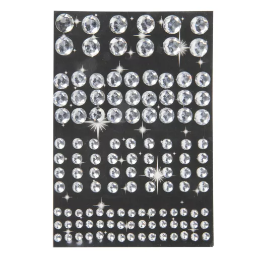 Craft öntapadósmatrica szett gyémánt 120db - Kör alakú