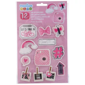Creative Kids matrica szett 3D - Rózsaszín varázslat