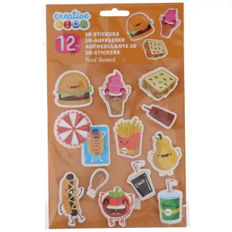 Creative Kids matrica szett 3D - Ínyenc finomságok