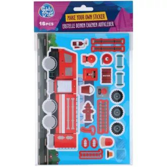 Eddy Toys matrica készítő szett - Hős járművek