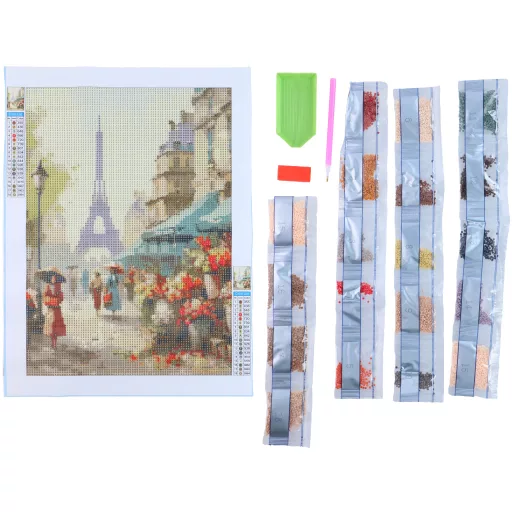 Eddy Toys gyémántszemes kirakó 30x40cm - Eiffel-torony
