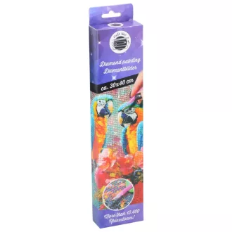 Eddy Toys gyémántszemes kirakó 30x40cm - Papagájok