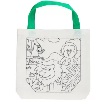 Eddy Toys textil táska színező szett - szafari