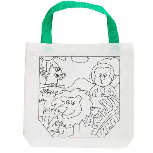 Eddy Toys textil táska színező szett - szafari