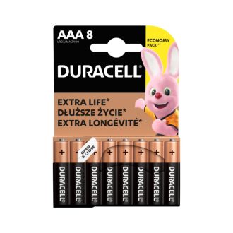 Duracell alkáli mikro elem 8db AAA BSC UG