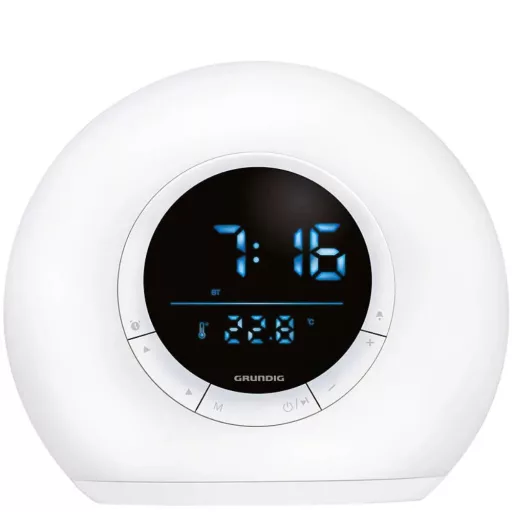 Grundig ébresztő lámpa bluetooth hangszóróval 18x8x16cm