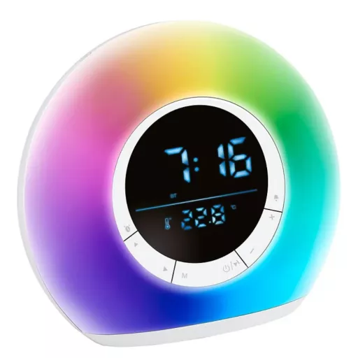 Grundig ébresztő lámpa bluetooth hangszóróval 18x8x16cm
