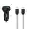 Hama autós töltő szett 1m kábel 25W