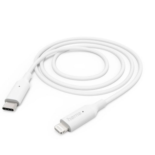 Hama Fic E3 adatkábel Lightning Usb Type-C 1m fehér