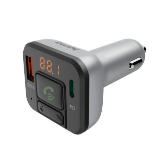   Hama Fm transzmitter Usb Type-C microsd Bt Qc 3.0/Pd + tel. kihang.