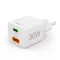 Hama univerzális hálózati Usb & Type-C mini töltő Pd/Qc fehér (30W)