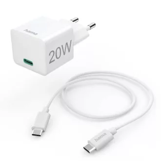   Hama Fic E3 univerzális mini hálózati Type-C töltő Pd/Qc 1m kábel 20W