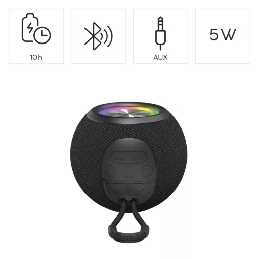 Hama bluetooth hangszóró Ball Shape fekete