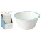 Müzlistál 14 cm – sárga széllel